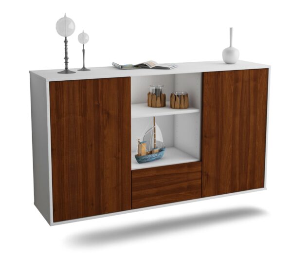 Sideboard Oceanside, Walnuss, hängend (136x79x35cm)