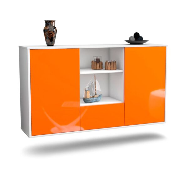 Sideboard Oceanside, Orange, hängend (136x79x35cm)
