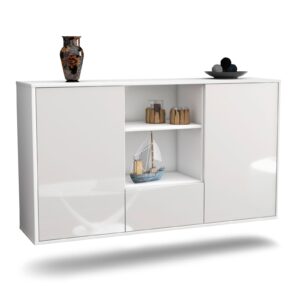 Sideboard Oceanside, Weiß, hängend (136x79x35cm)
