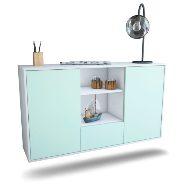 Sideboard Oceanside, Mint, hängend (136x79x35cm)