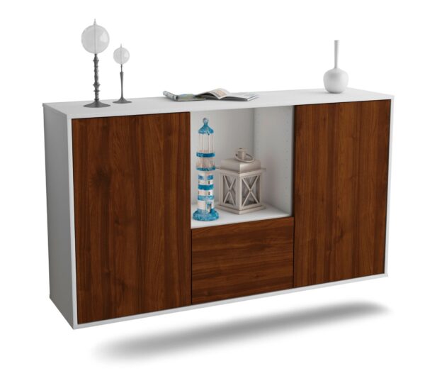 Sideboard Garden Grove, Walnuss, hängend (136x79x35cm)