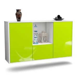 Sideboard Garden Grove, Grün, hängend (136x79x35cm)