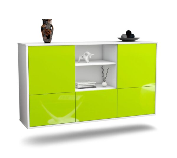 Sideboard Grand Prairie, Grün, hängend (136x79x35cm)
