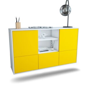 Sideboard Grand Prairie, Gelb, hängend (136x79x35cm)
