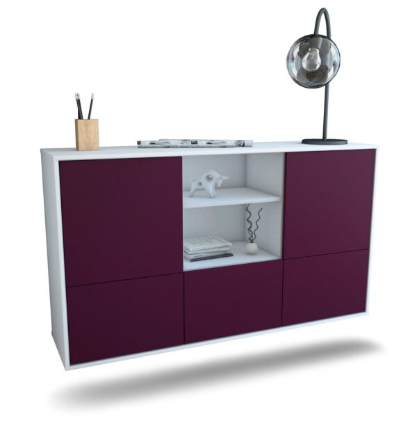 Sideboard Grand Prairie, Lila, hängend (136x79x35cm)