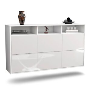 Sideboard Cape Coral, Weiß, hängend (136x79x35cm)