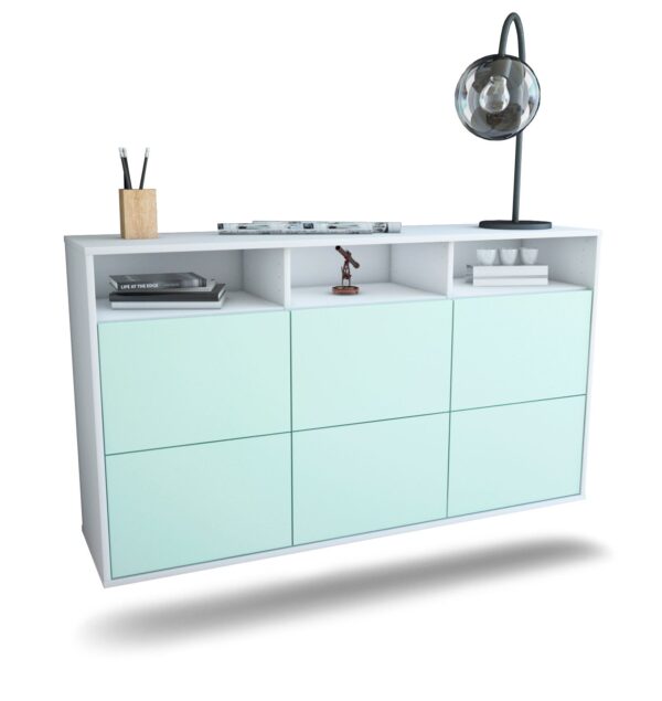 Sideboard Cape Coral, Mint, hängend (136x79x35cm)