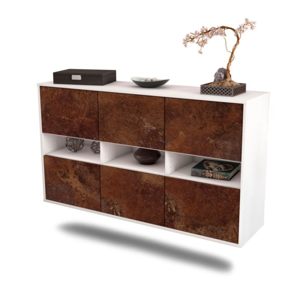 Sideboard Rockford, Rost, hängend (136x79x35cm)