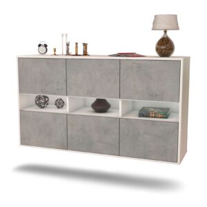 Sideboard Rockford, Beton, hängend (136x79x35cm)