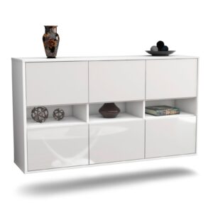 Sideboard Rockford, Weiß, hängend (136x79x35cm)