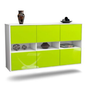 Sideboard Rockford, Grün, hängend (136x79x35cm)