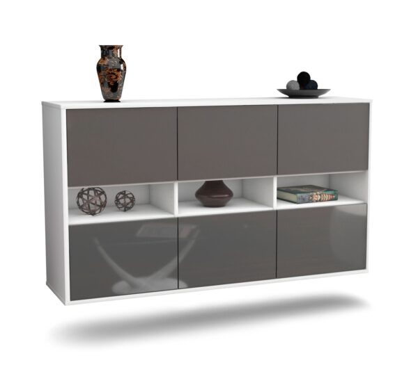 Sideboard Rockford, Grau, hängend (136x79x35cm)