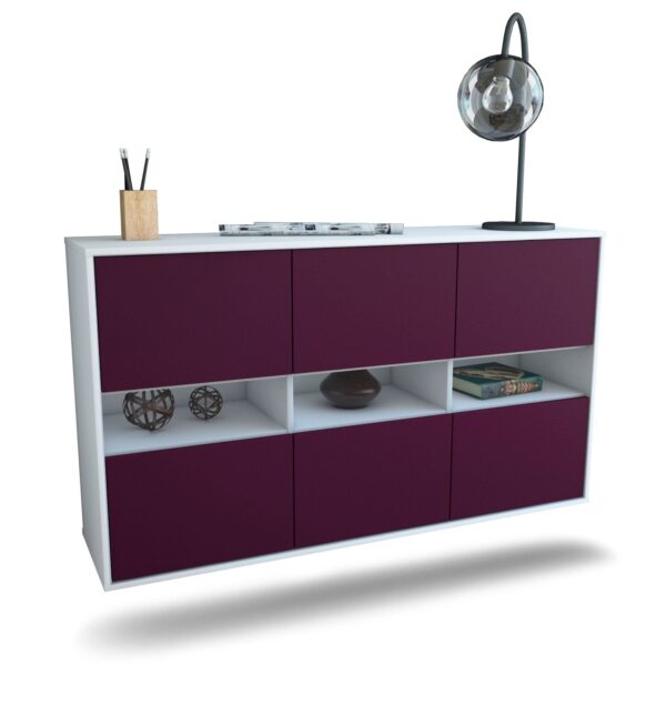 Sideboard Rockford, Lila, hängend (136x79x35cm)