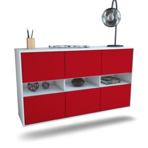 Sideboard Rockford, Bordeaux, hängend (136x79x35cm)