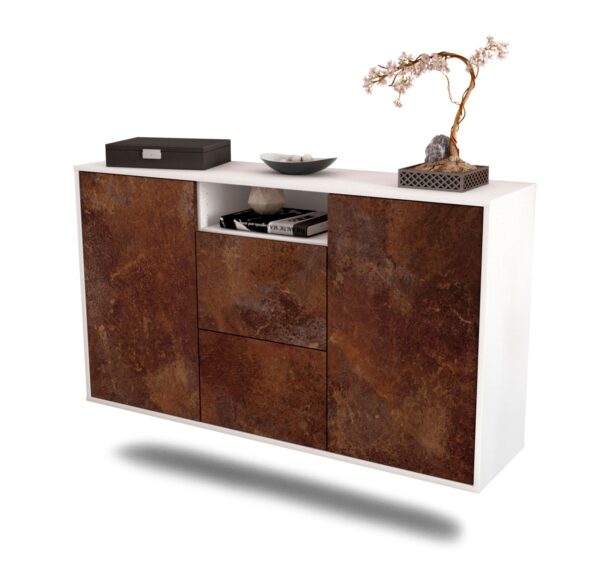 Sideboard Dayton, Rost, hängend (136x79x35cm)