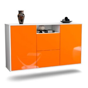 Sideboard Dayton, Orange, hängend (136x79x35cm)