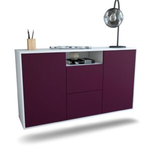 Sideboard Dayton, Lila, hängend (136x79x35cm)