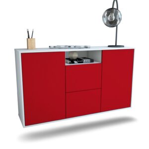 Sideboard Dayton, Bordeaux, hängend (136x79x35cm)