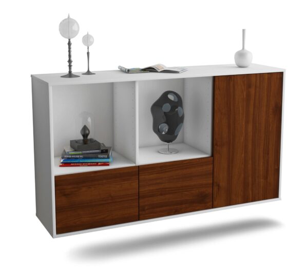 Sideboard Springfield, Walnuss, hängend (136x79x35cm)