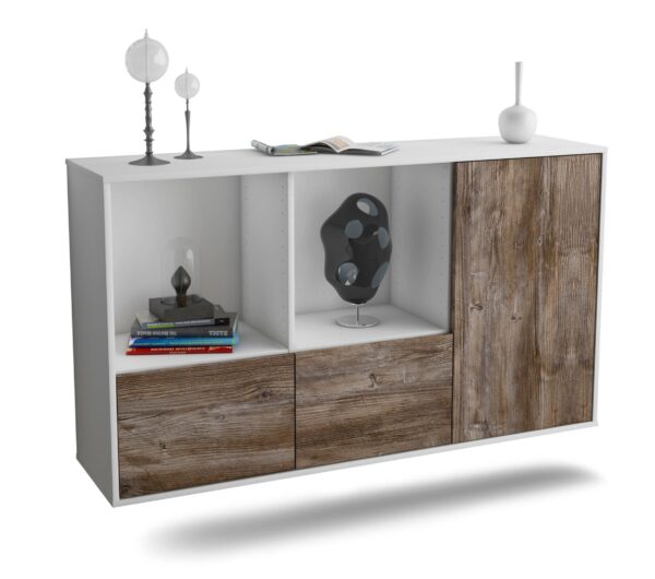 Sideboard Springfield, Treibholz, hängend (136x79x35cm)