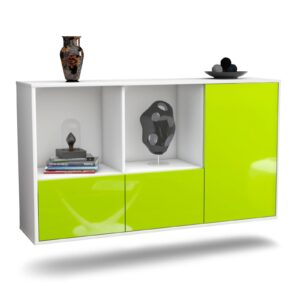 Sideboard Springfield, Grün, hängend (136x79x35cm)