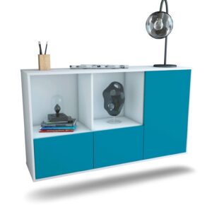 Sideboard Springfield, Türkis, hängend (136x79x35cm)