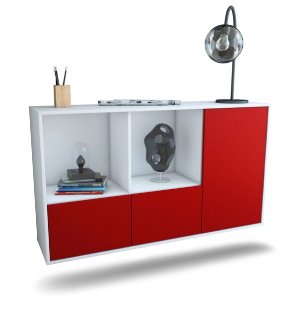 Sideboard Springfield, Bordeaux, hängend (136x79x35cm)