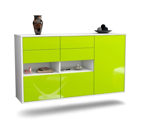 Sideboard Santa Rosa, Grün, hängend (136x79x35cm)