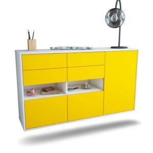 Sideboard Santa Rosa, Gelb, hängend (136x79x35cm)