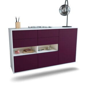 Sideboard Santa Rosa, Lila, hängend (136x79x35cm)