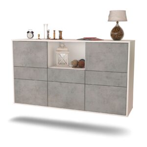 Sideboard Pomona, Beton, hängend (136x79x35cm)