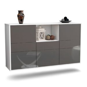 Sideboard Pomona, Grau, hängend (136x79x35cm)