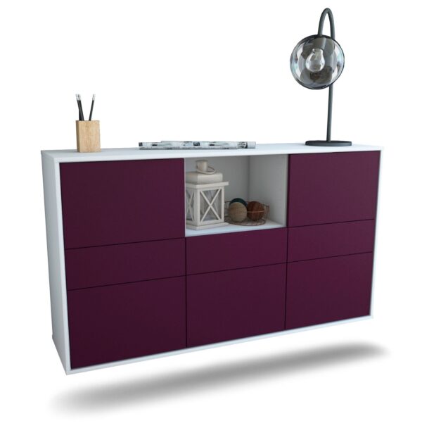 Sideboard Pomona, Lila, hängend (136x79x35cm)