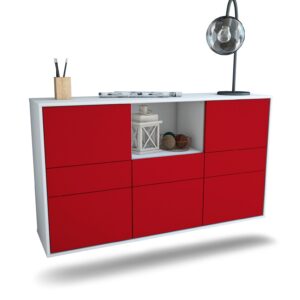 Sideboard Pomona, Bordeaux, hängend (136x79x35cm)