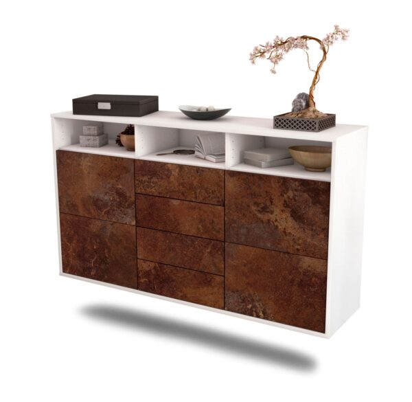 Sideboard Salem, Rost, hängend (136x79x35cm)