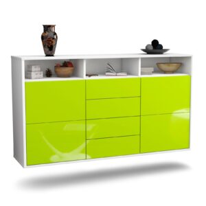 Sideboard Salem, Grün, hängend (136x79x35cm)