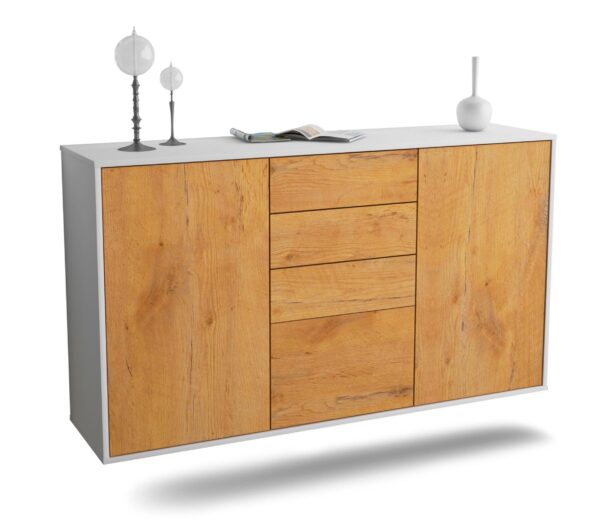 Sideboard Sioux Falls, Eiche, hängend (136x79x35cm)