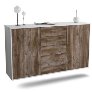 Sideboard Sioux Falls, Treibholz, hängend (136x79x35cm)