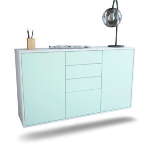 Sideboard Sioux Falls, Mint, hängend (136x79x35cm)