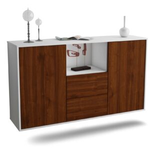 Sideboard Port St. Lucie, Walnuss, hängend (136x79x35cm)