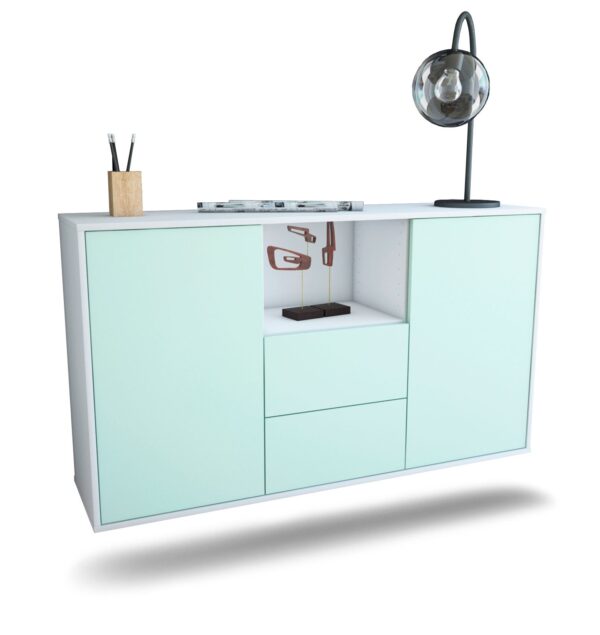 Sideboard Port St. Lucie, Mint, hängend (136x79x35cm)