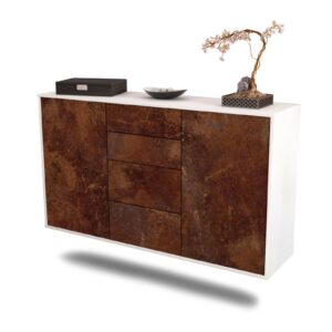 Sideboard Corona, Rost, hängend (136x79x35cm)