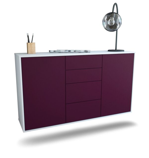 Sideboard Corona, Lila, hängend (136x79x35cm)