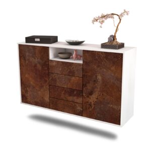 Sideboard Eugene, Rost, hängend (136x79x35cm)