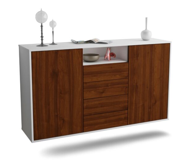 Sideboard Eugene, Walnuss, hängend (136x79x35cm)
