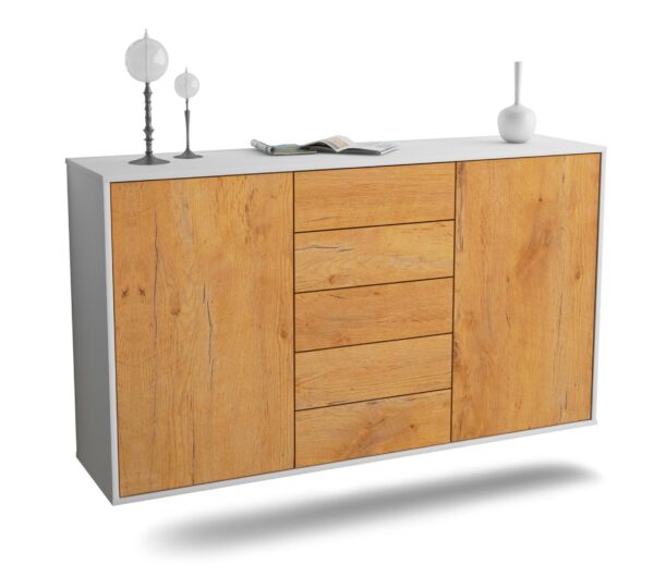 Sideboard Pembroke Pines, Eiche, hängend (136x79x35cm)