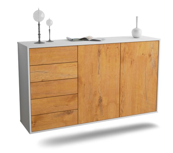 Sideboard Peoria, Eiche, hängend (136x79x35cm)