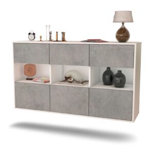 Sideboard Paterson, Beton, hängend (136x79x35cm)