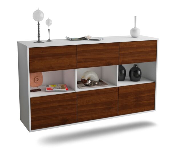 Sideboard Paterson, Walnuss, hängend (136x79x35cm)