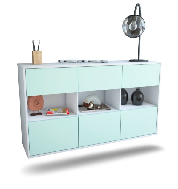 Sideboard Paterson, Mint, hängend (136x79x35cm)